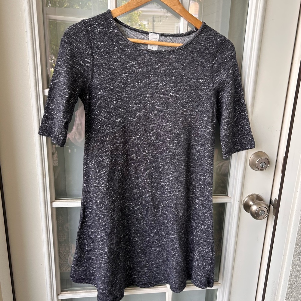 Latched Mama Sweater Nursing Dress sized medium blue - Picture 2 of 3
